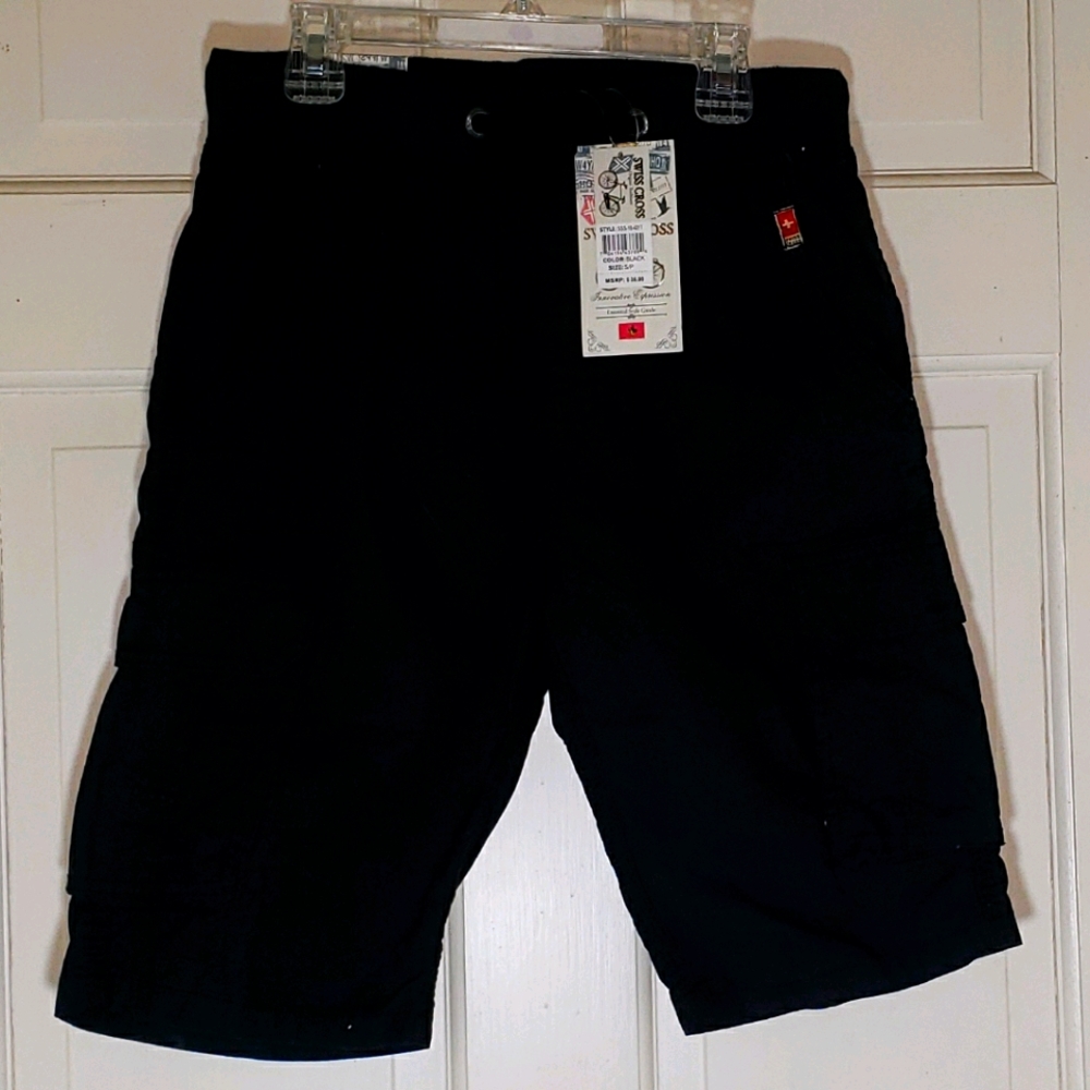 Men's Swiss Cross Cargo Shorts NWT